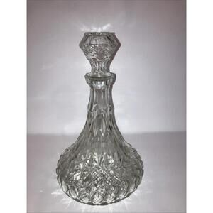 Vintage John Paul Jones Captain's Decanter Bar Libbey 33 oz. With Glass Stopper